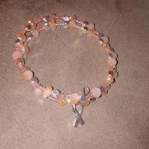 Breast cancer bracelet
